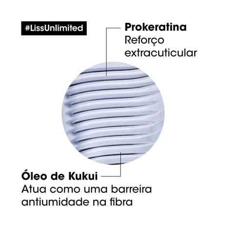 Shampoo Liss Unlimited Serie Expert L'Oreal Professionnel 300ml