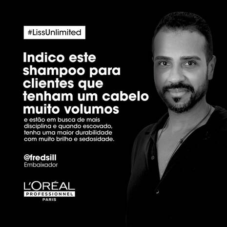 Shampoo Liss Unlimited Serie Expert L'Oreal Professionnel 300ml