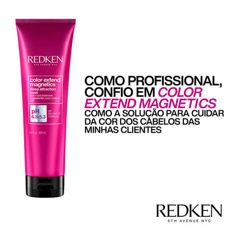 Mascara de tratamento Color Extend Magnetics Redken 250ml