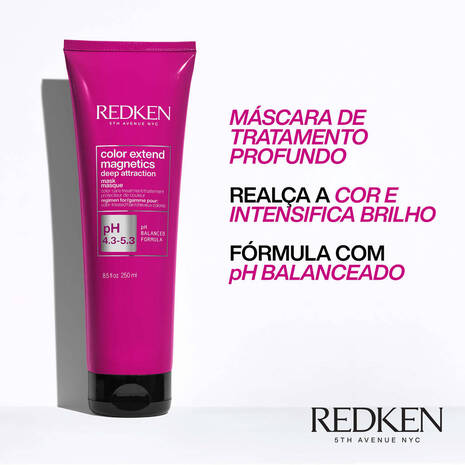 Mascara de tratamento Color Extend Magnetics Redken 250ml