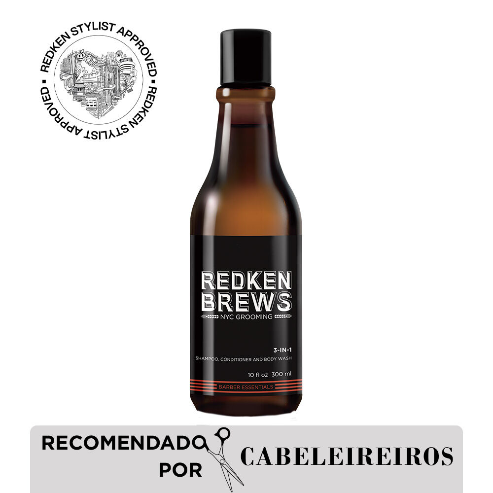 Shampoo Brews 3 em 1 Redken 300ml