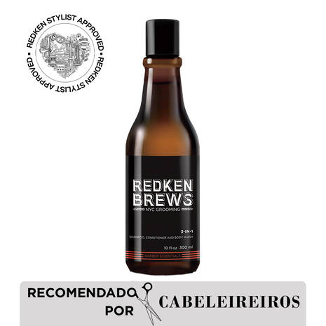 Shampoo Brews 3 em 1 Redken 300ml