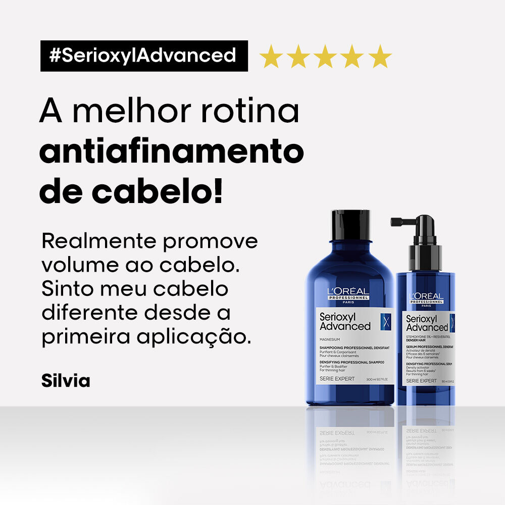 Shampoo Densificante Purifier & Bodifier Serioxyl Serie Expert L'Oreal Professionnel 300ml
