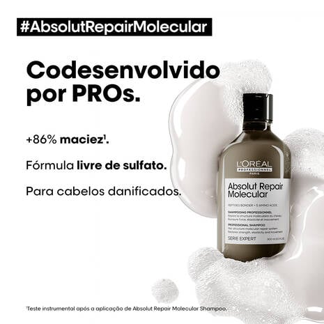 Shampoo L'Oreal Professionnel Absolut Repair Molecular Serie Expert