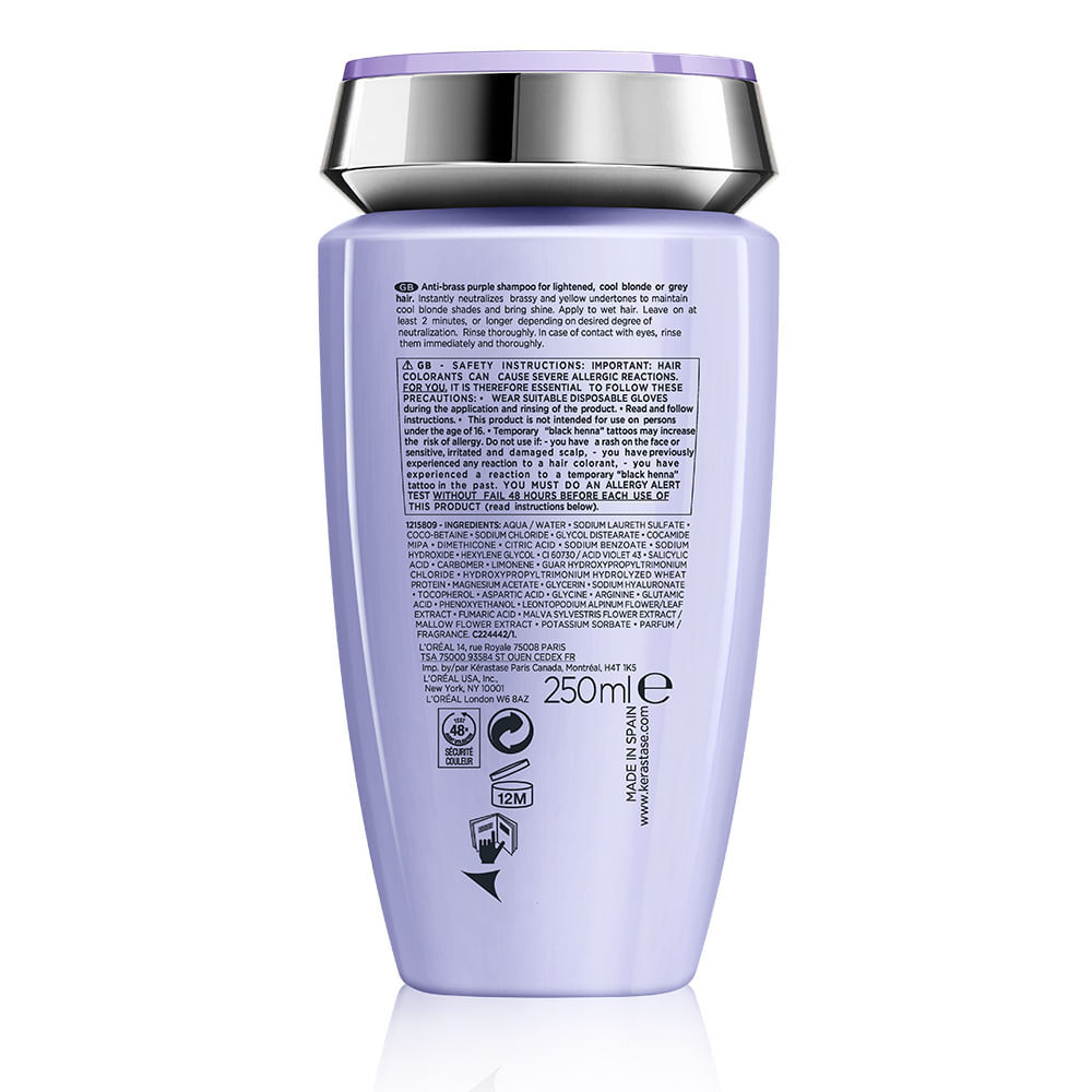 Bain Ultra-Violet Blond Absolu Kerastase - Shampoo 250ml