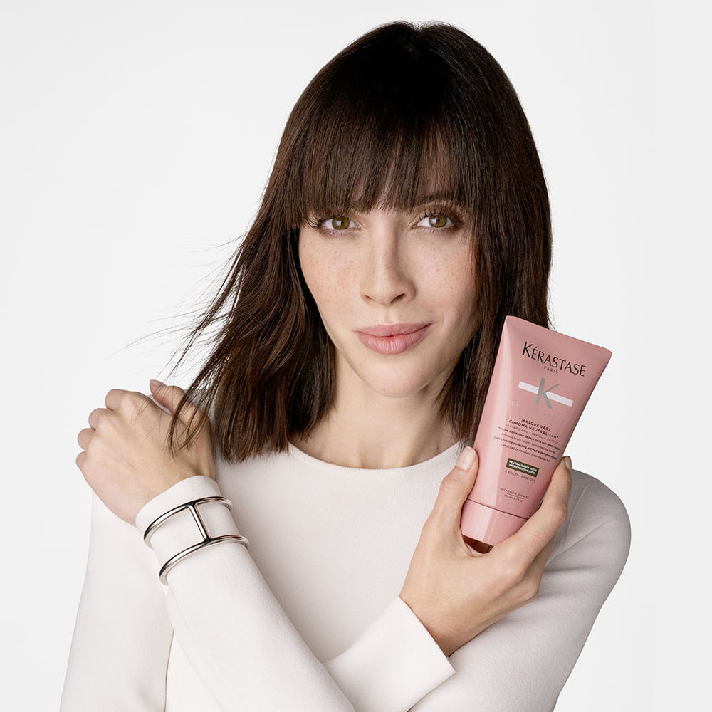 Masque Vert Chroma Neutralisant Chroma Absolu Kerastase - Mascara Capilar 150ml