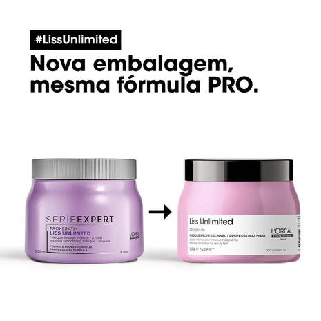 Mascara Capilar Liss Unlimited Serie Expert L'Oreal Professionnel