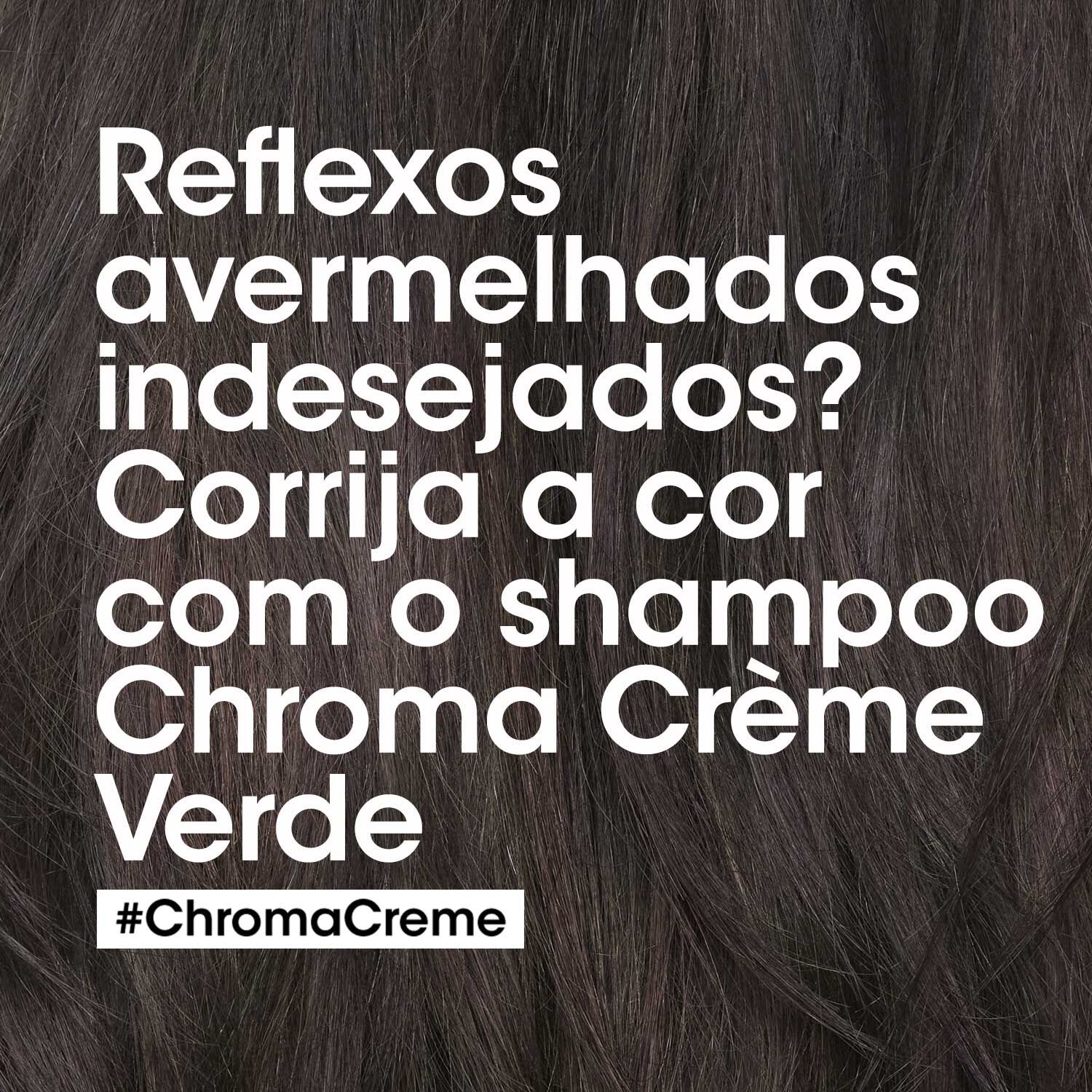 Shampoo Verde Chroma Creme Serie Expert L'Oreal Professionnel (Green Dyes) 300ml