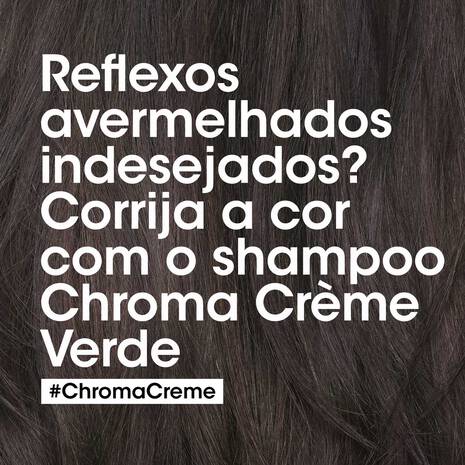 Shampoo Verde Chroma Creme Serie Expert L'Oreal Professionnel (Green Dyes) 300ml