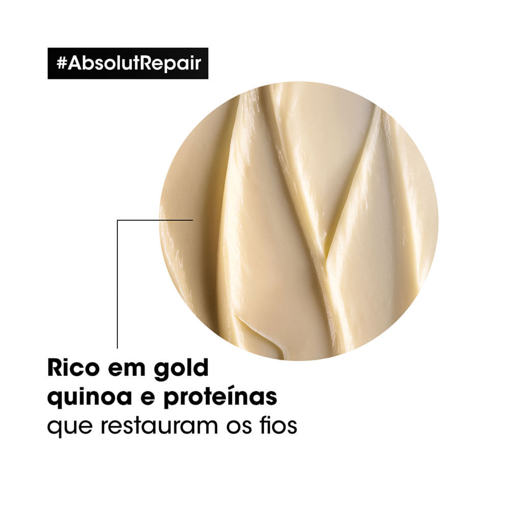Mascara Capilar Absolut Repair Gold Quinoa Serie Expert L’Oreal Professionnel