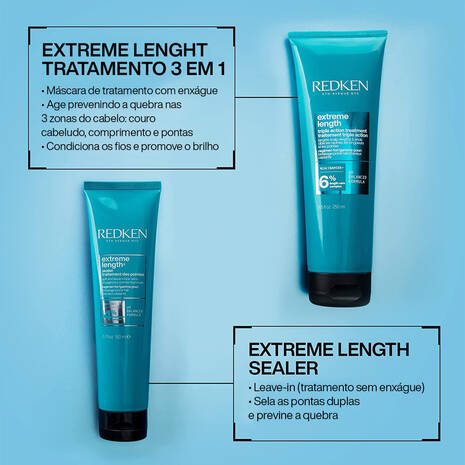 Tratamento 3 em 1 Extreme Lenght Redken 250ml